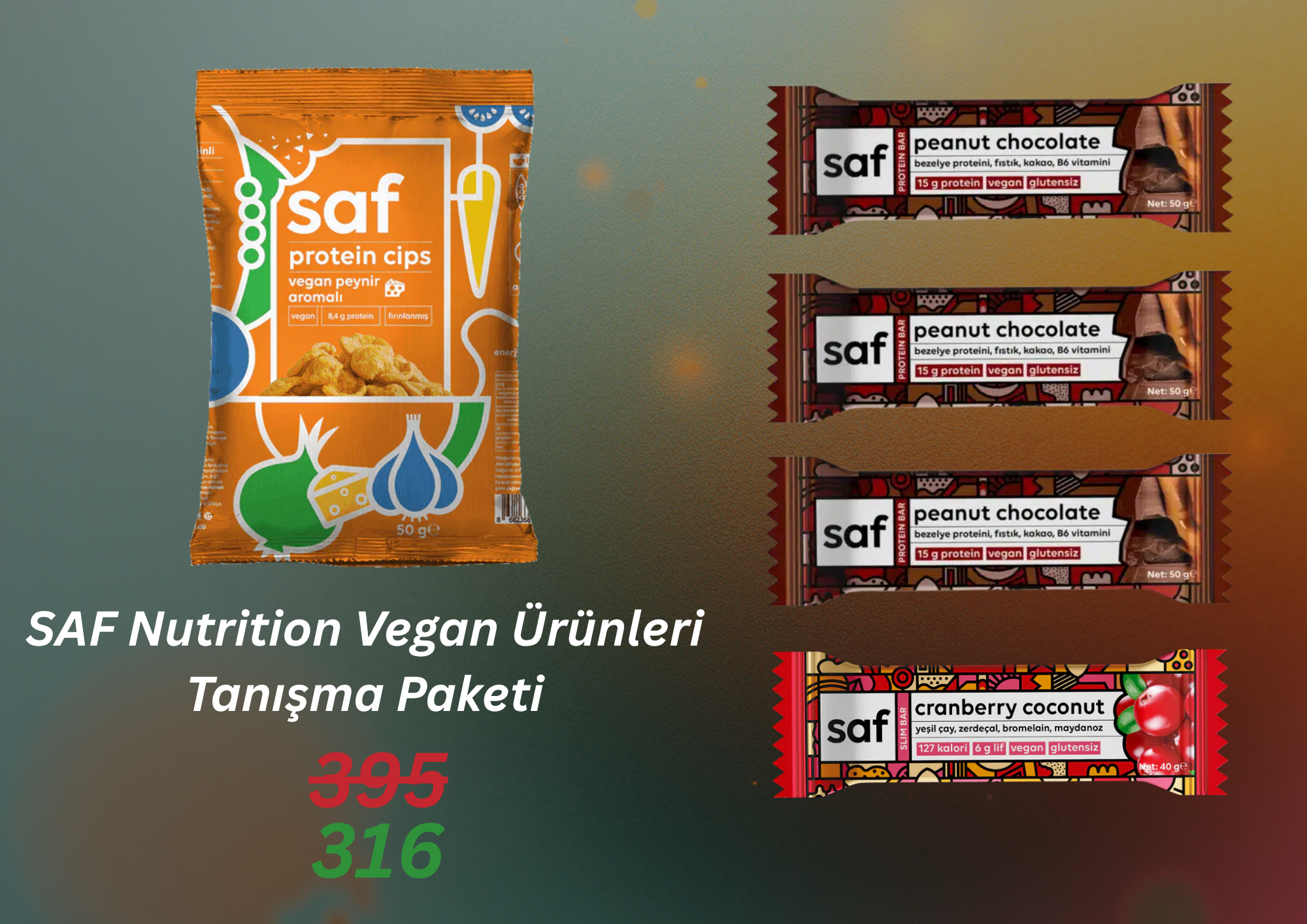 SAF Nutrition Vegan Products Introduction Package - Herbal and Natural Main image