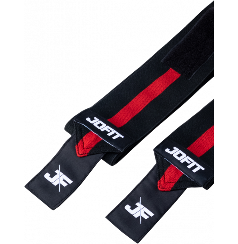 Jofit Knee Wraps Siyah - Kırmızı