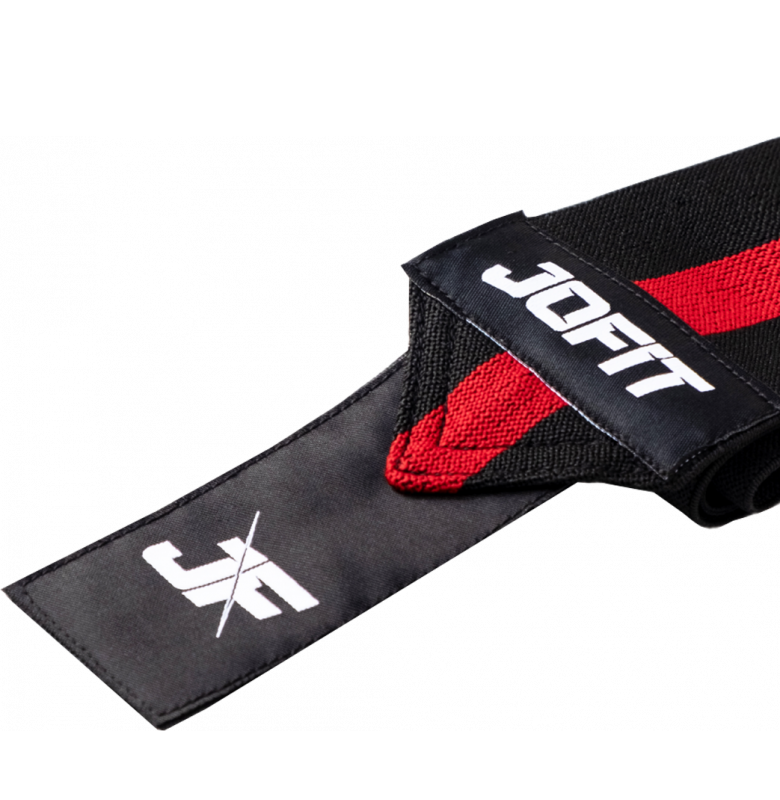 Jofit Knee Wraps Siyah - Kırmızı