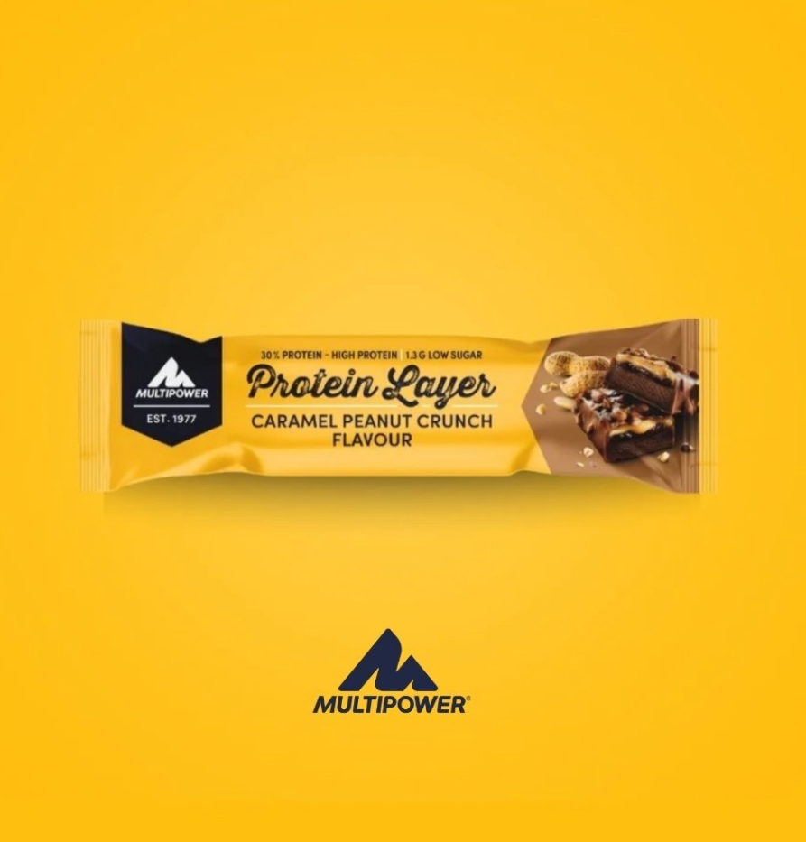 Multipower Protein Layer Karamel ve Yer Fıstıklı Protein Bar 50g (Tekli) Ürün ikincil görseli
