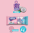 Musclestation Fit Snack Coconut - Protein ve Vitamin İlaveli Bar