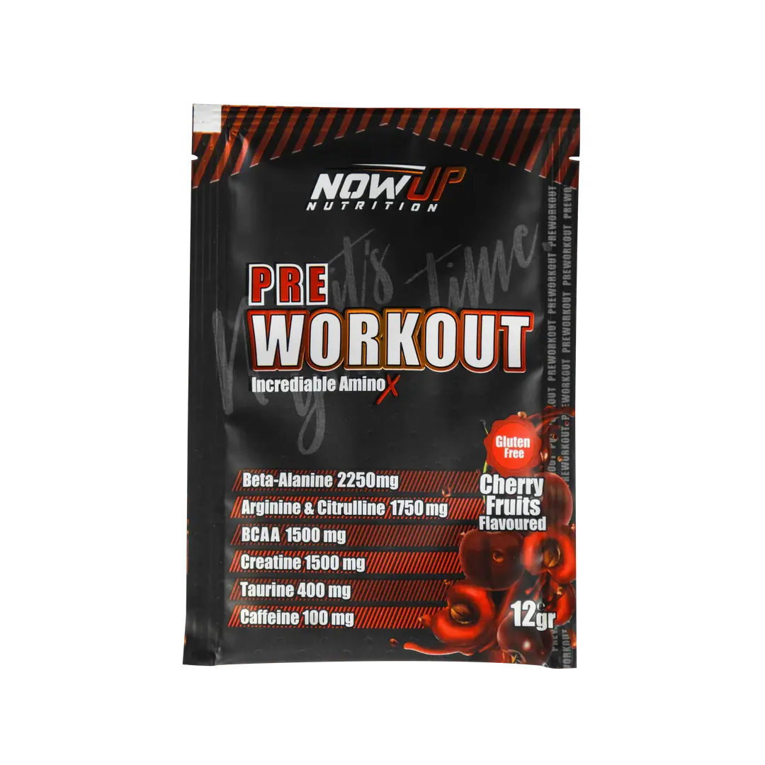 NOWUP NUTRITION Pre-Workout Amino Asit Vişne 12g (Tekli)