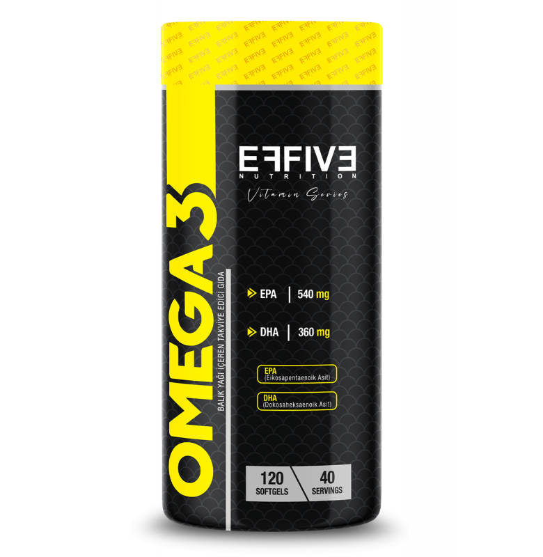 Effive Nutrition Omega 3 Fischöl 120 Weichkapseln Hauptbild