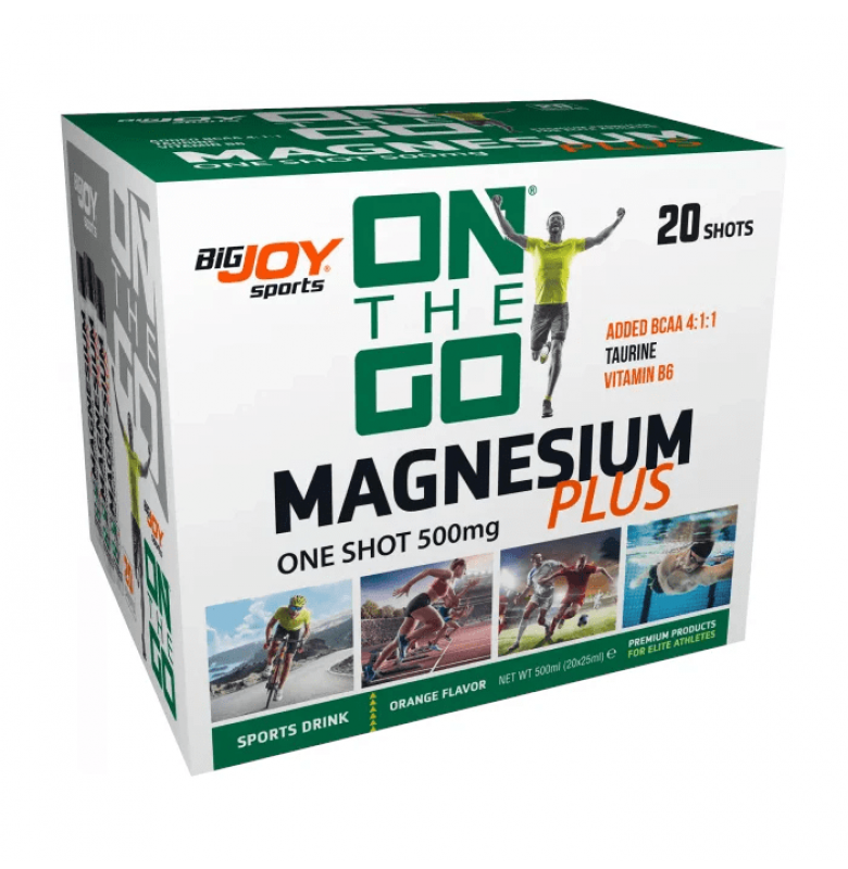 Bigjoy Sports On The Go Magnesium  Plus, 25ml Portakal Aromalı Shot Ürün ana görseli