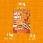 Bite & More Proteinli Pancake 50g Karamel Kremalı Pankek(Tekli)