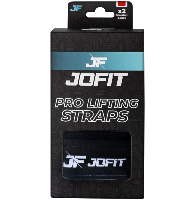 Jofit Pro Lifting Straps Wrist Strap Black Red Main image