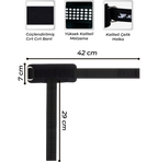 Jofit Pro Lifting Straps Ağırlık Kaldırma Kayışı Siyah Beyaz