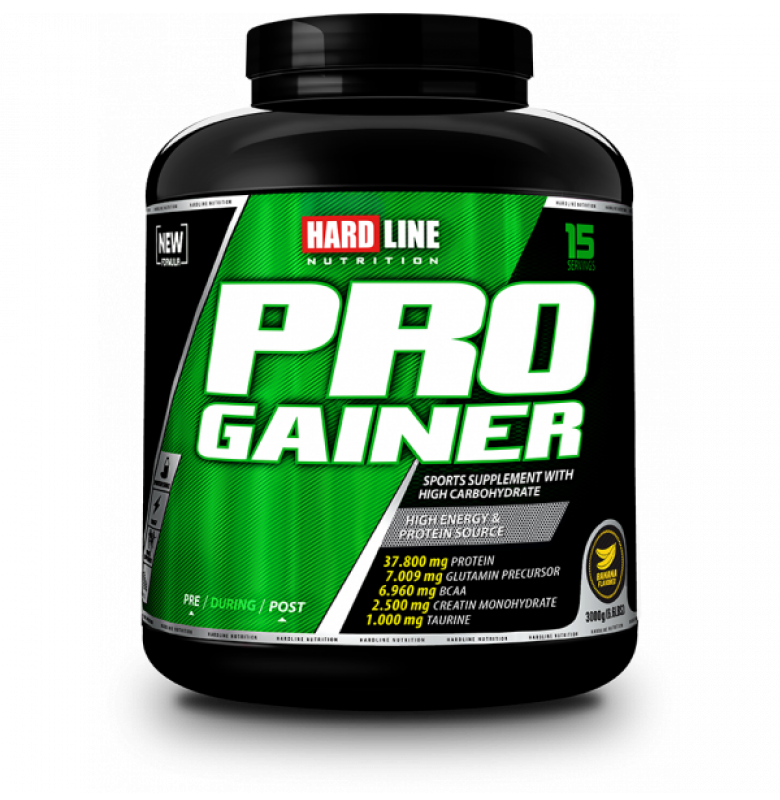 Hardline Pro Gainer Carbohydrate Powder 3000g - Chocolate
