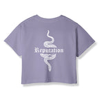 NOWUP NUTRITION Reputation Lila Kadın Crop - Standart