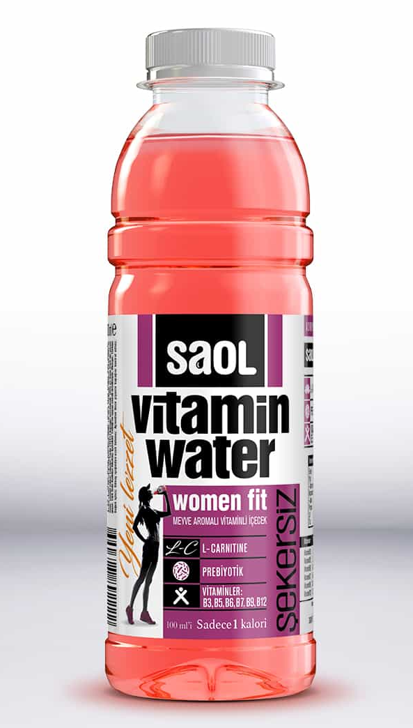 SAOL Vitamin Water Women Fit 500ml - Kadınlara Özel Formül Ürün ana görseli