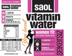 SAOL Vitamin Water Women Fit 500ml - Kadınlara Özel Formül