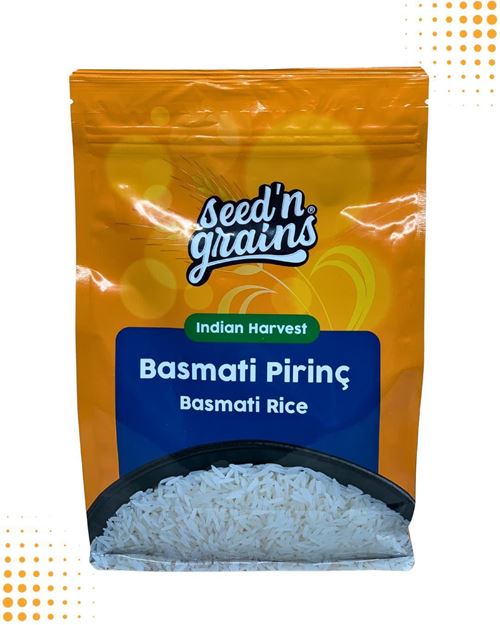 Seed'n Grains İthal Basmati Pirinç 1000g - Premium Kalite