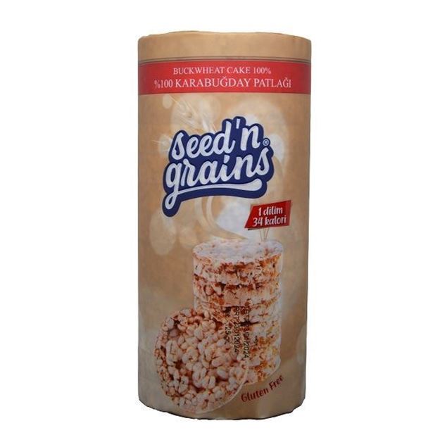 Seed'n Grains Karabuğday Patlağı 125g - Glütensiz