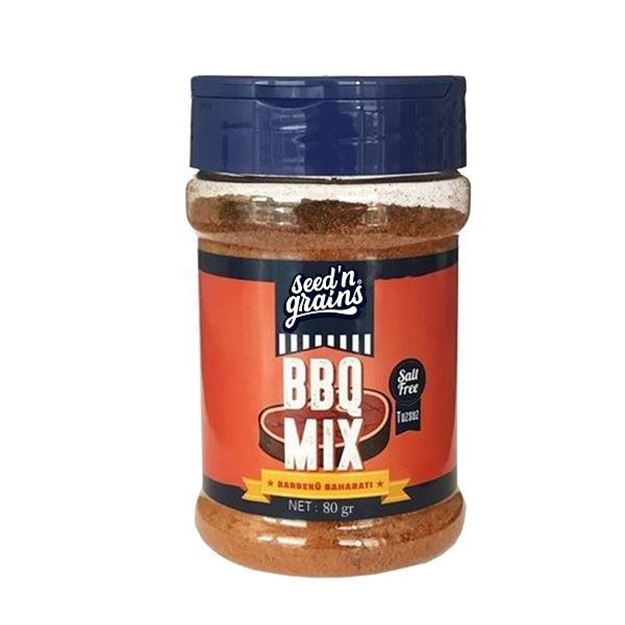 Seed'n Grains BBQ Mix Tuzsuz Barbekü Baharatı Ürün ana görseli