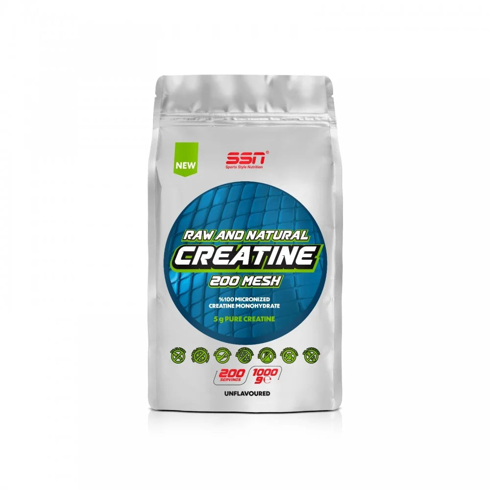 SSN Kreatin 1000g Aromasız 200 Servis Raw and Natural Creatine Ürün ana görseli