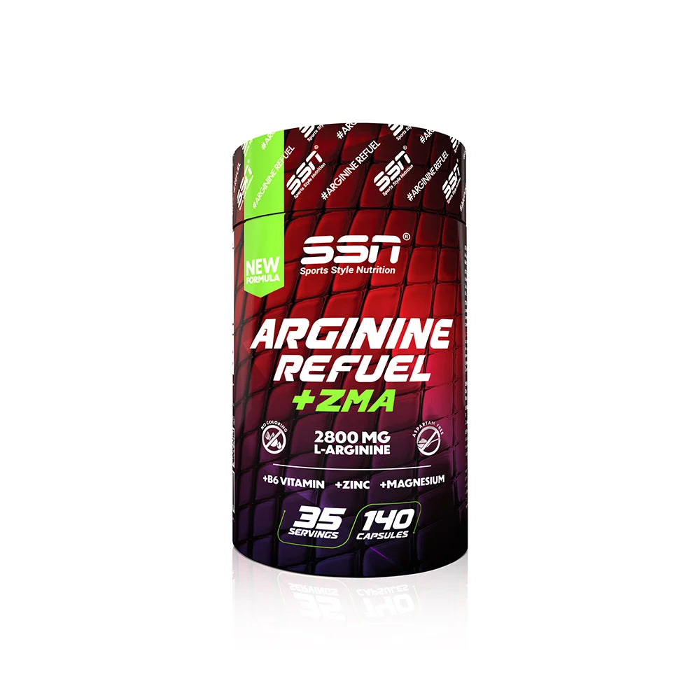 SSN Sports Style Nutrition Arginine Refuel + ZMA 140 Kapsül Amino Asit Ürün ana görseli