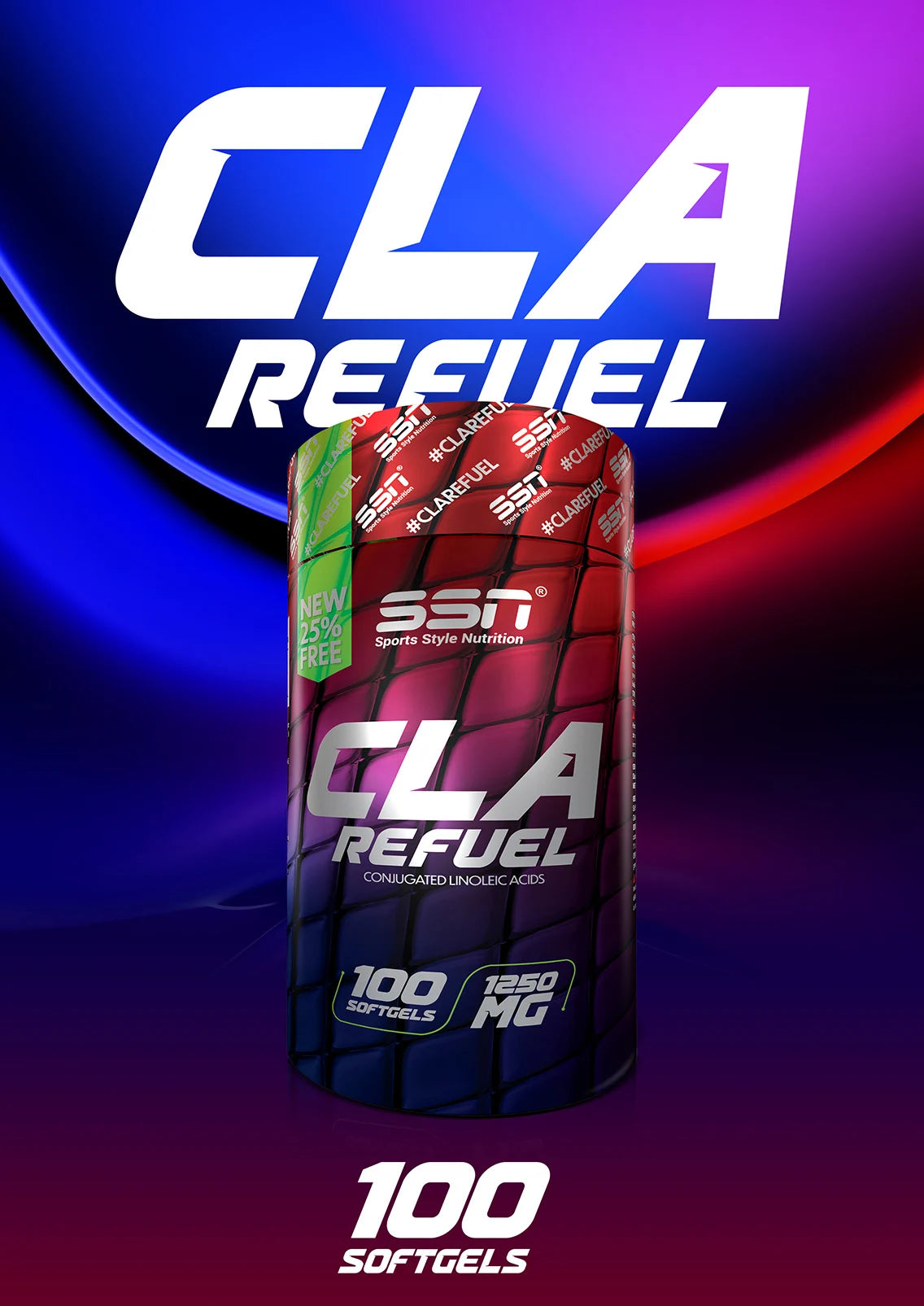 SSN CLA 100 Yumuşak Kapsül (Conjugated Linoleic Acids) Ürün ikincil görseli