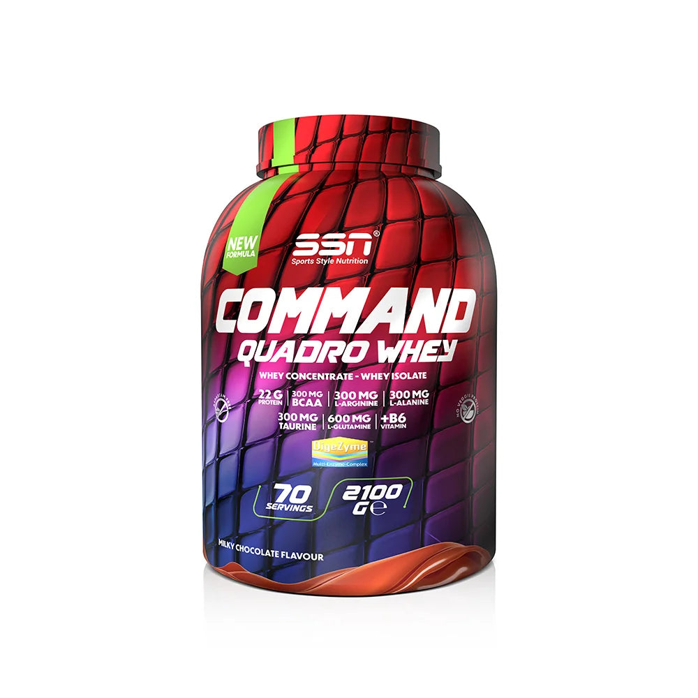 SSN Command Quadro Whey 2100g - Çikolata Aromalı Protein Tozu
