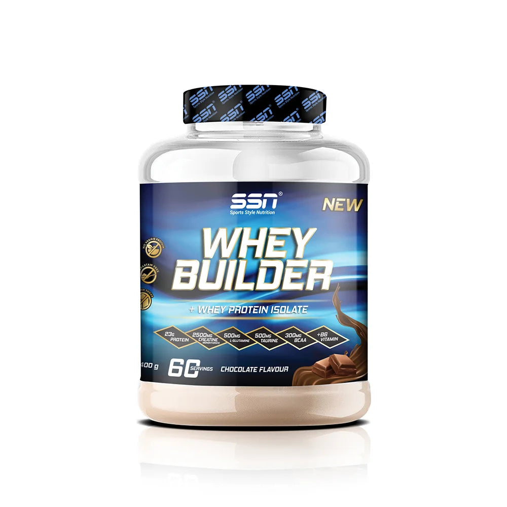 SSN Whey Builder 2400 Gr - Chocolate Flavored Protein Powder Main image