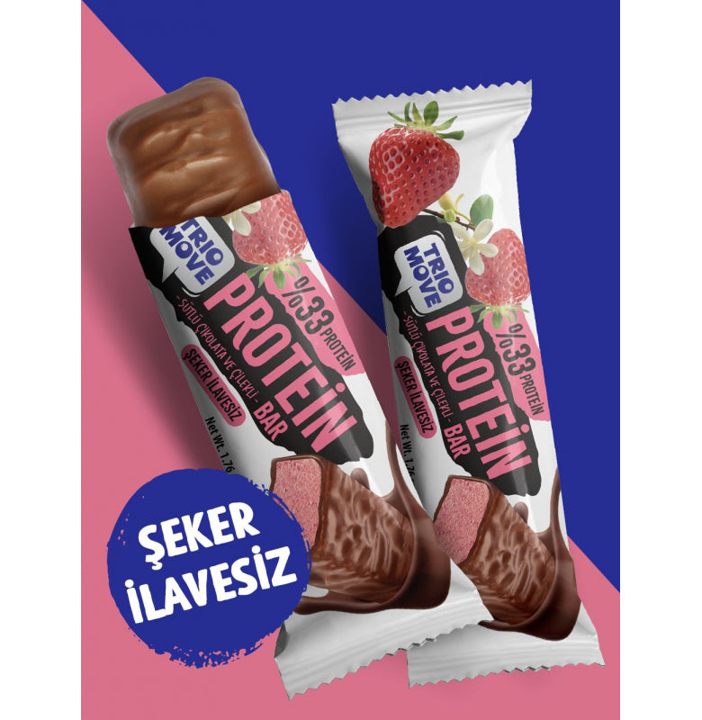Trio Move %33 Protein Bar Çilek 9 Adet x 50 gram