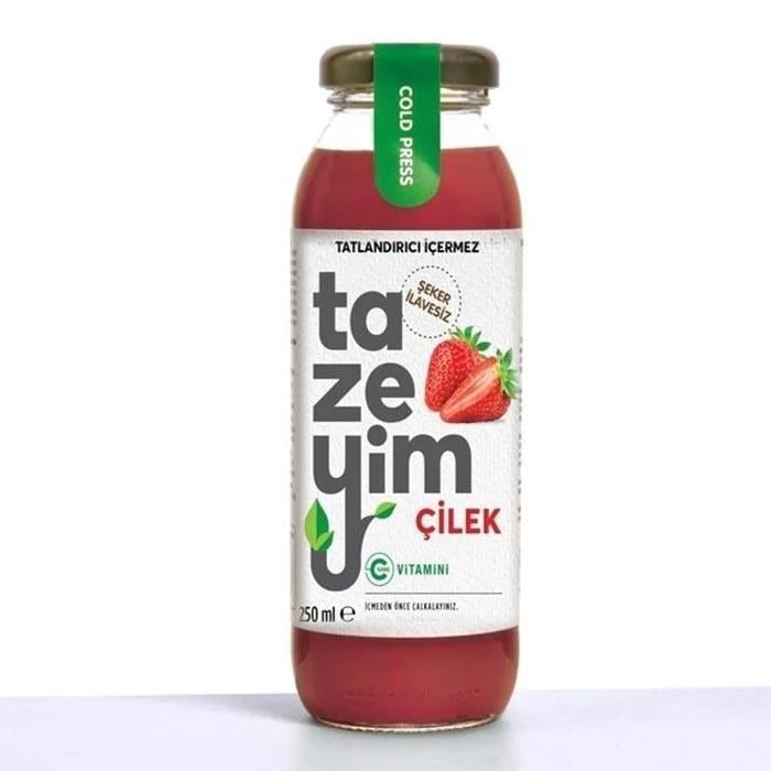 Tazeyim Çilek Suyu - 250ml Ürün ana görseli