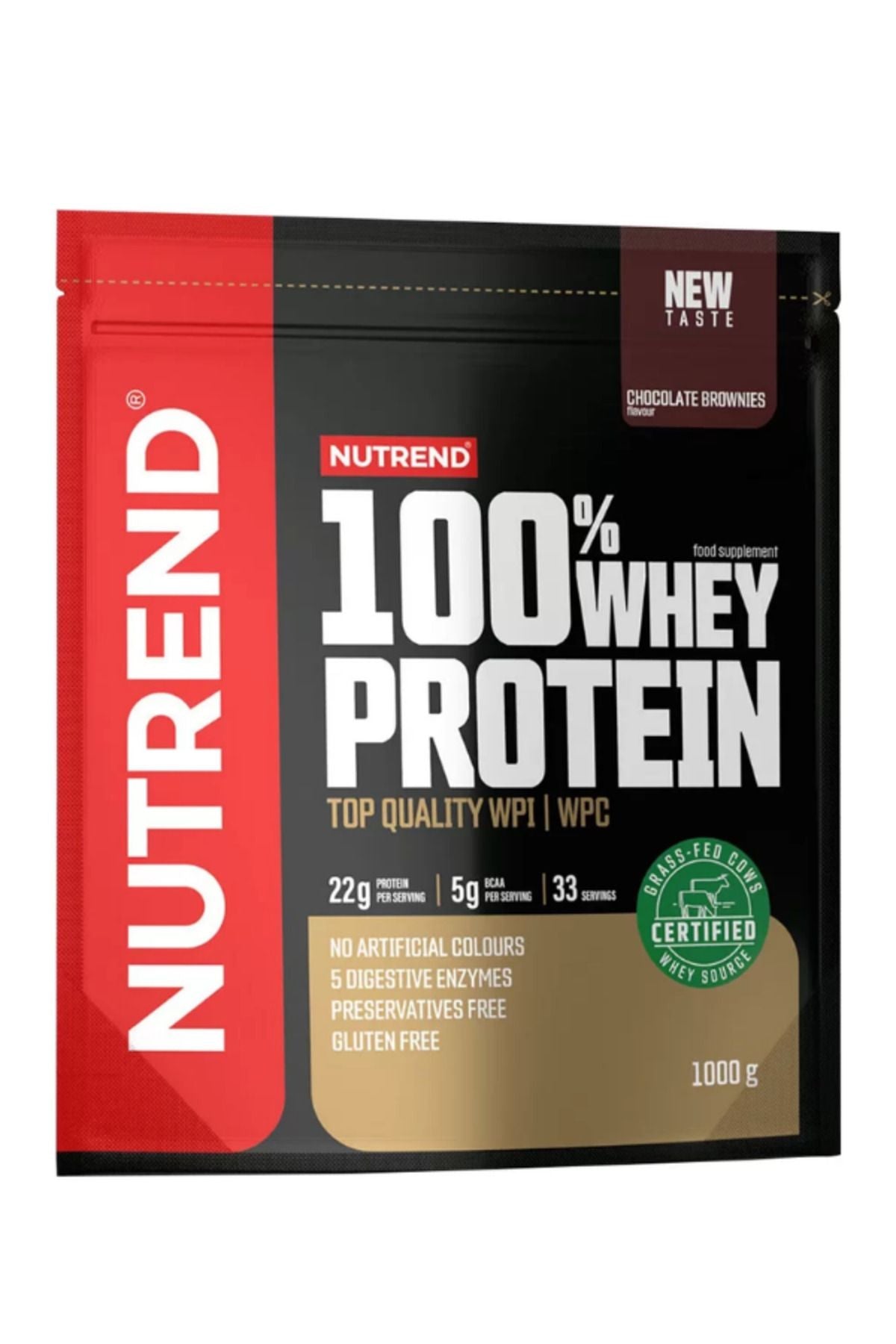 Nutrend Molkenproteinpulver 1000 Gramm - Schokolade und Brownie Hauptbild
