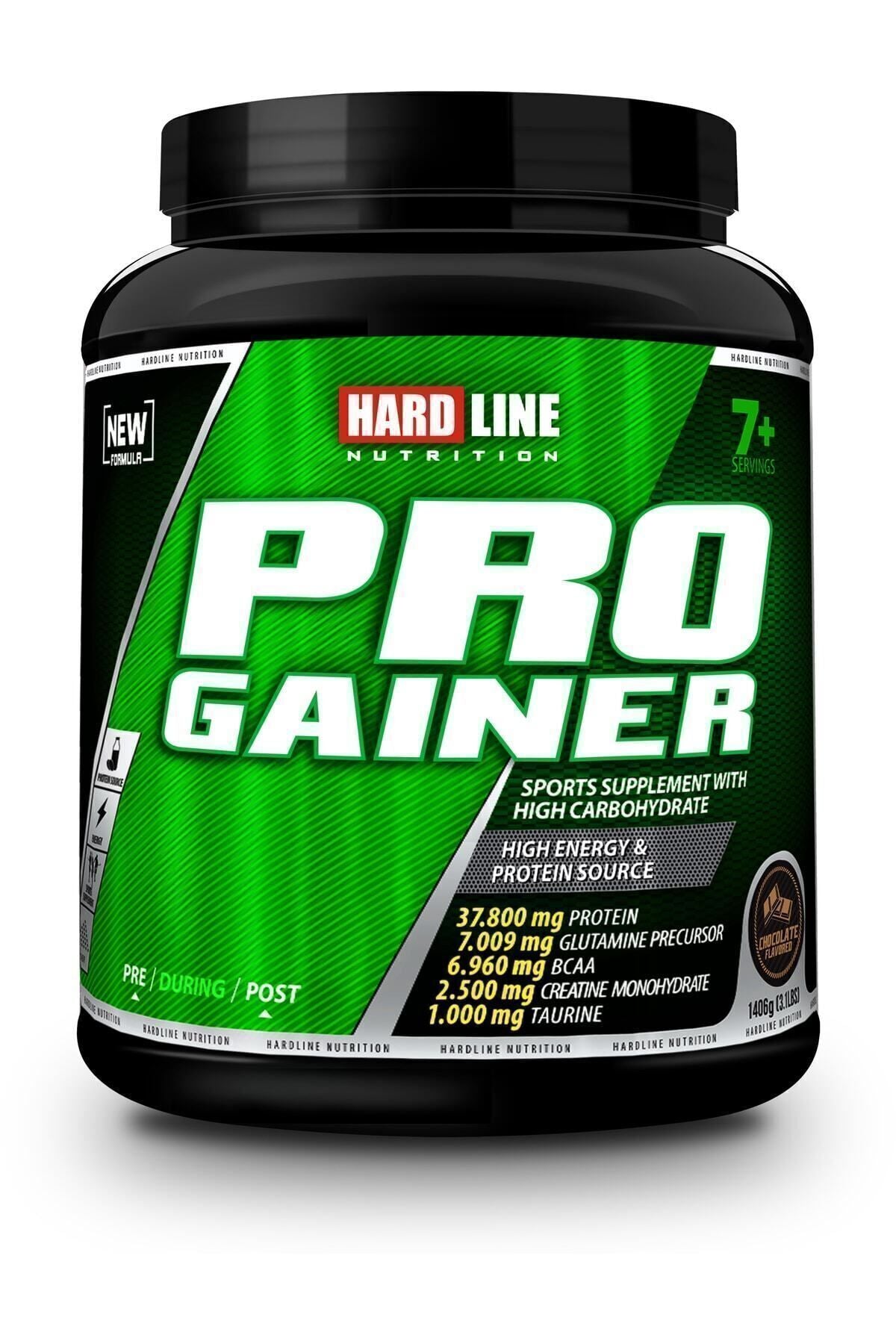 Hardline Pro Gainer Kohlenhydratpulver Schokolade 1406 g Hauptbild