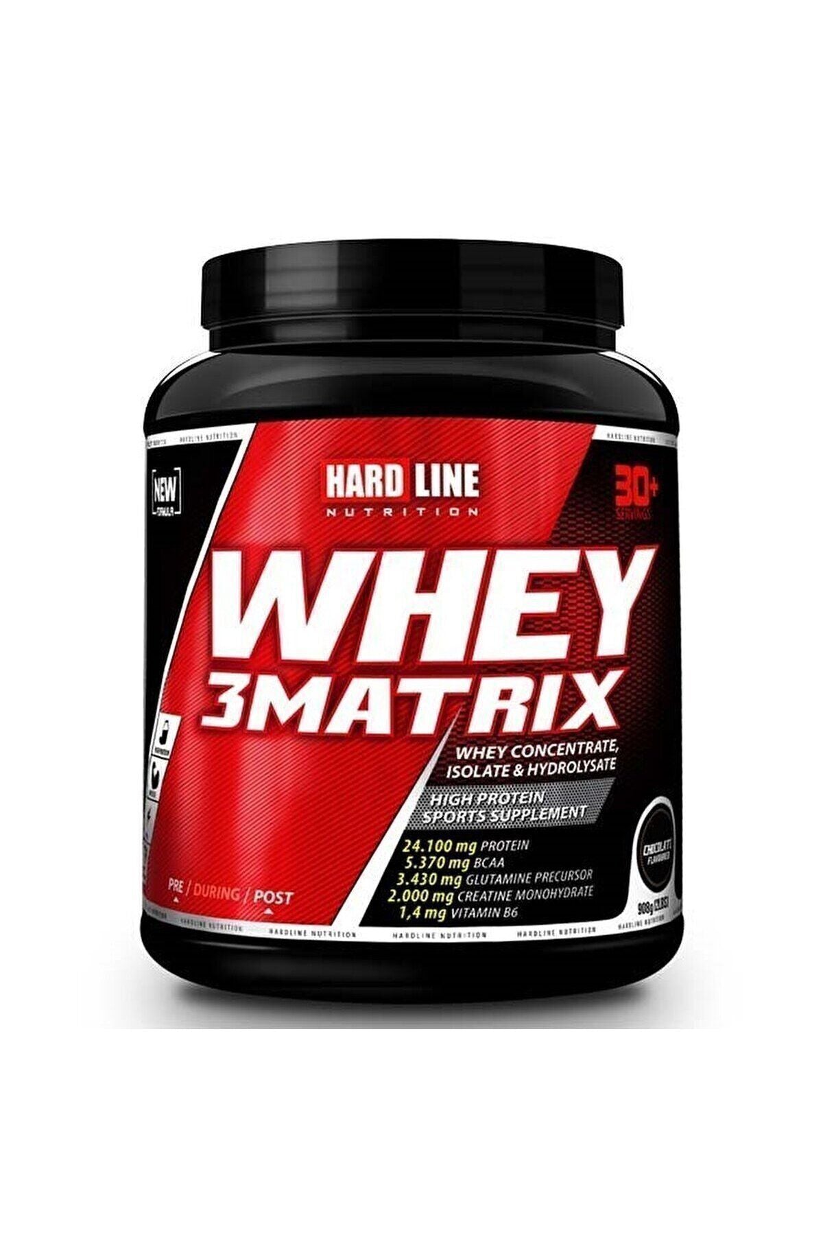 Hardline Whey 3 Matrix 908g Schokoladengeschmack Proteinpulver Hauptbild