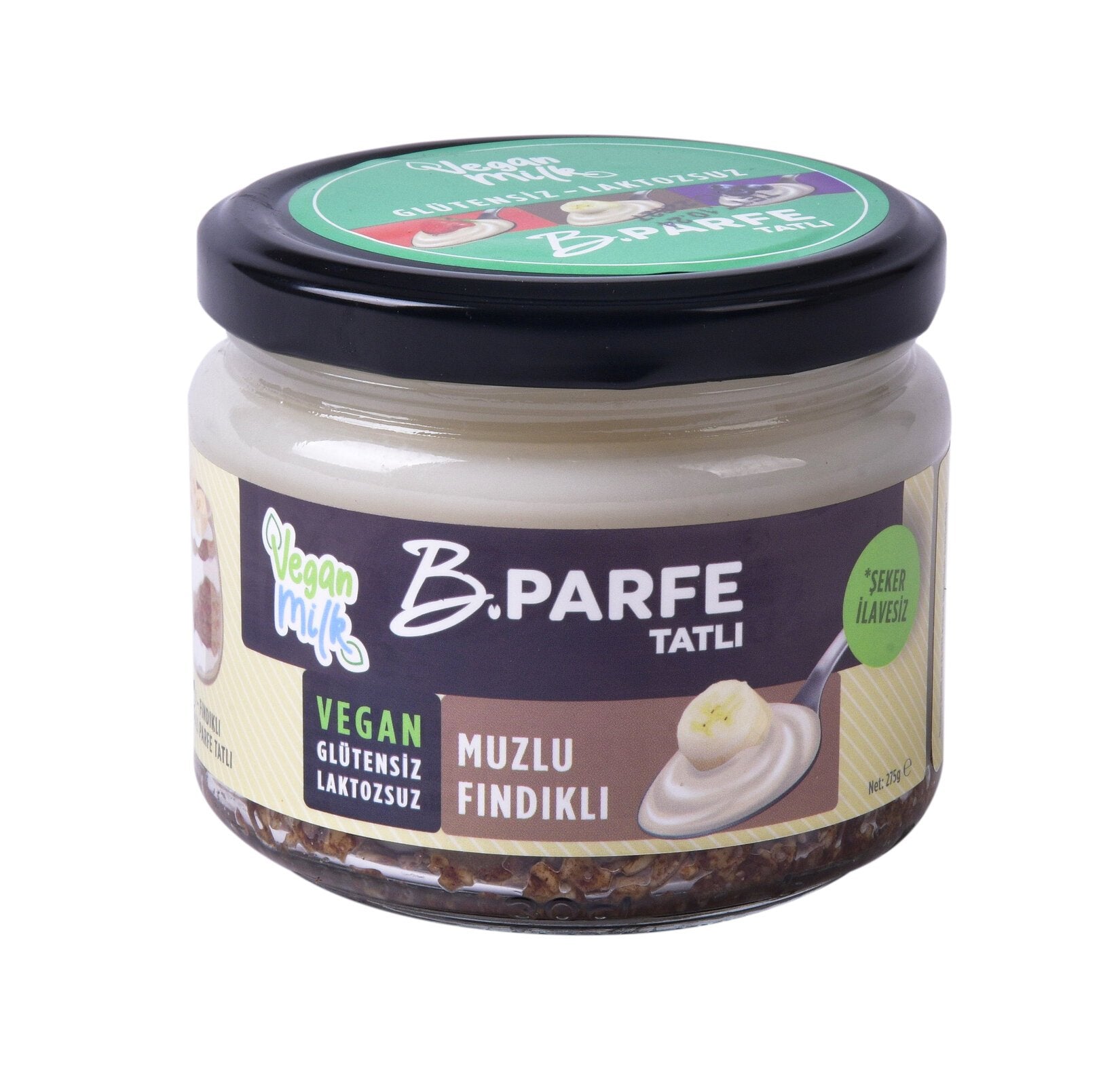 Vegan Milk B.Parfe Muzlu ve Fındıklı 275g - Glutensiz ve Diyet