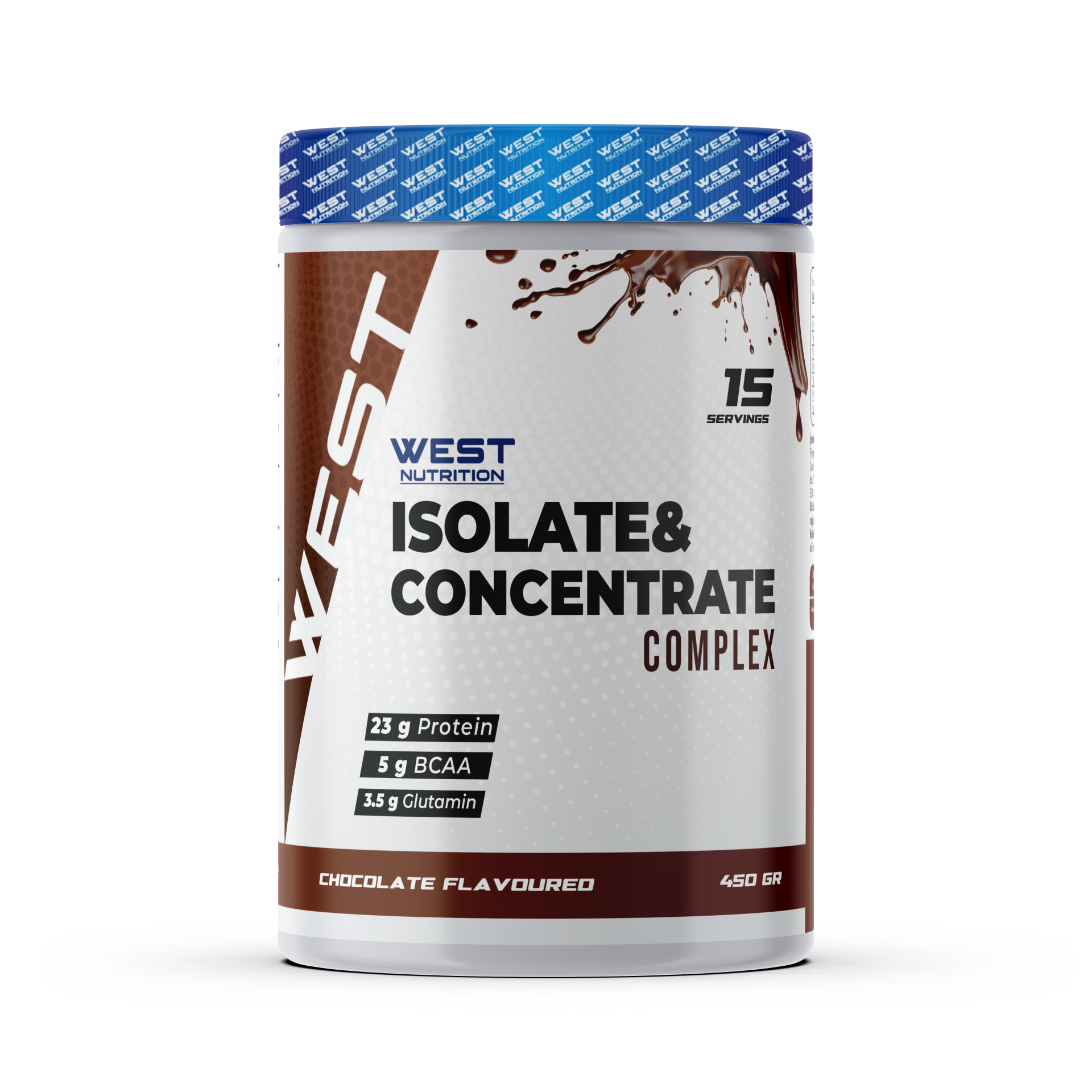 West Whey Complex İzole & Konsantre Çikolata Aromalı Protein Tozu Ürün ana görseli