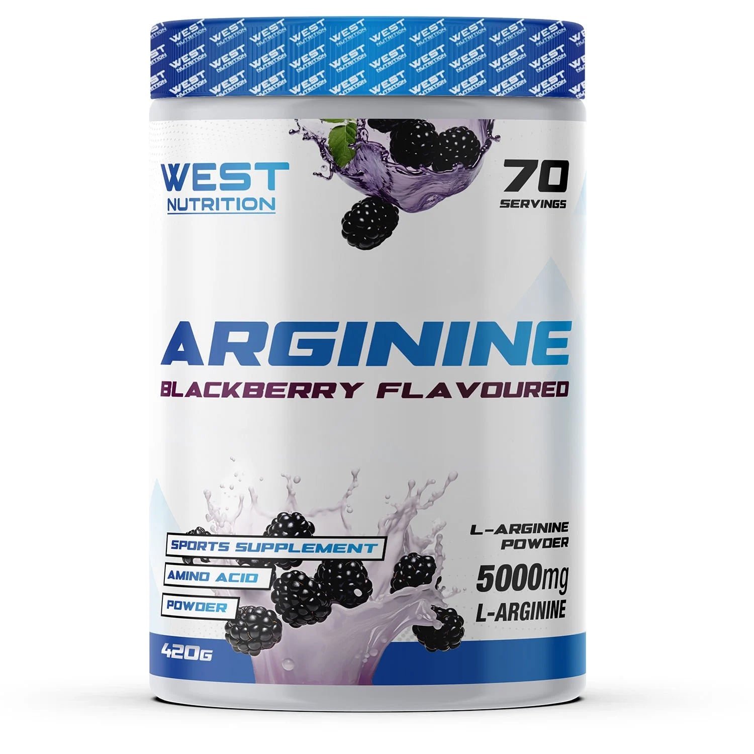 West L-Arjinin 420g Böğürtlen Aromalı Arginine Ürün ana görseli