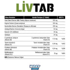 West Livtab Milk Thistle (Deve Dikeni) ve Enginar Ekstresi Karışımı 90 Tablet