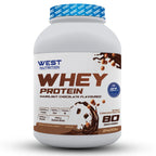 West Whey Protein Tozu 2400g - Çikolata ve Fındık Aromalı