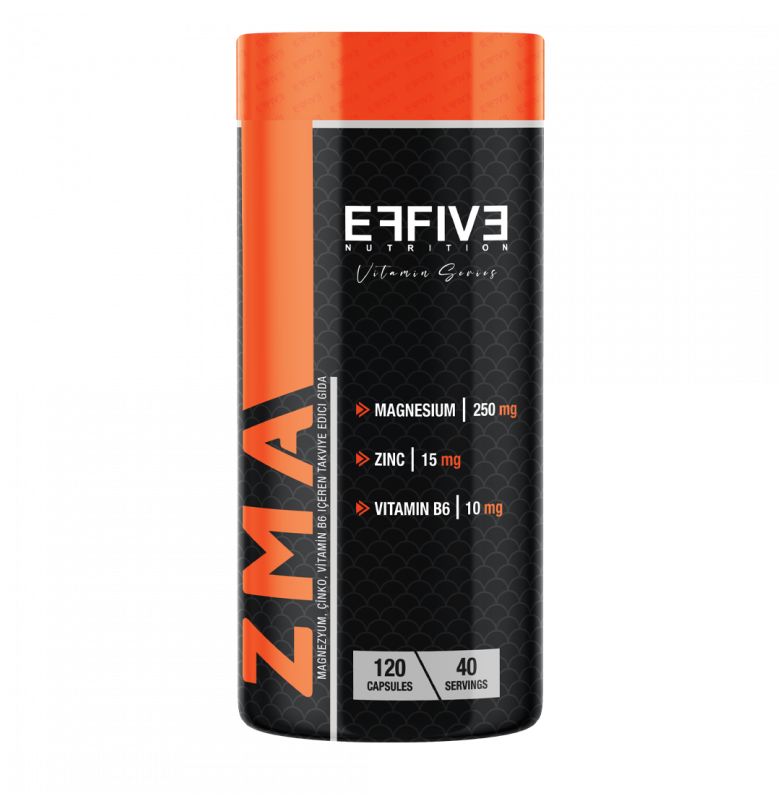 Effive Nutrition ZMA Çinko Magnezyum Takviyesi 90 Kapsül